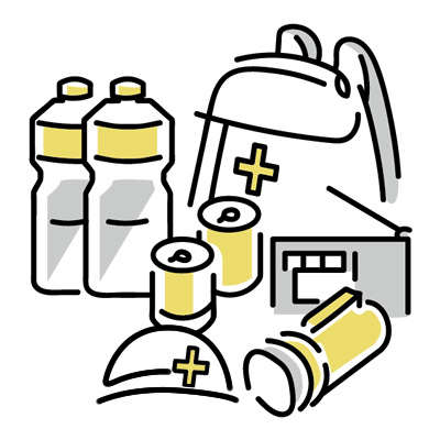 南海トラフや豪雨による災害時を想定し、ハード対策にプラスしてソフト対策の強化を。